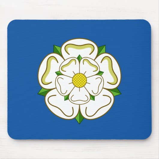 Flagge von Yorkshire Mousepad (Vorne)