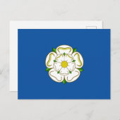 Flagge von Yorkshire Postcard Postkarte (Vorne/Hinten)