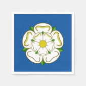 Flagge von Yorkshire Serviette (Vorderseite)