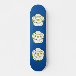 Flagge von Yorkshire Skateboard