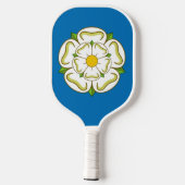 Flagge von Yorkshire (UK) Pickleball Schläger (Rückseite)