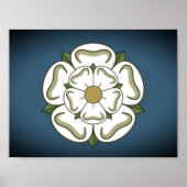 Flagge von Yorkshire (UK) Poster (Vorne)
