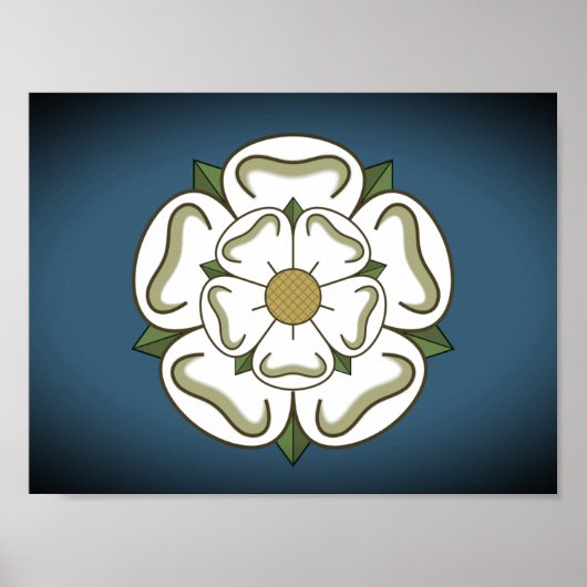 Flagge von Yorkshire (UK) Poster (Vorne)