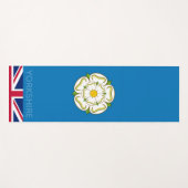 Flagge von Yorkshire (UK) Yogamatte (Vorderseite (Horizontal))