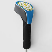 Flagge von Yorkshire (Vereinigtes Königreich) Golf Headcover (angewinkelt)