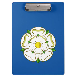 Flagge von Yorkshire Zwischenablage Klemmbrett