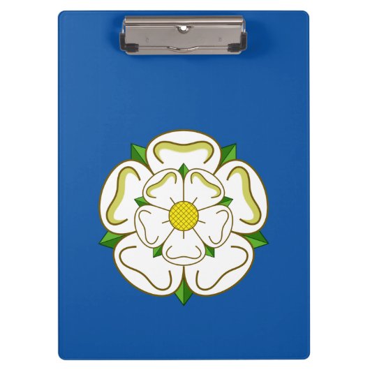 Flagge von Yorkshire Zwischenablage Klemmbrett (Vorderseite)
