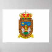 Flagge von Zacatecas Poster (Vorne)