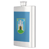 Flagge von Zagreb, Flasche Kroatien Flachmann (Links)