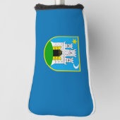 Flagge von Zagreb, Kroatien Golf Head Cover Golf Headcover (Rotieren 90)