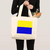 Flagge von Zandvoort Jumbo Stoffbeutel (Vorderseite (Produkt))