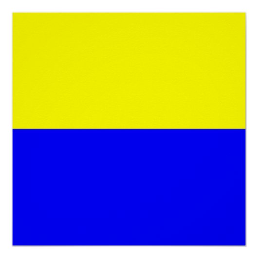 Flagge von Zandvoort Poster (Vorderseite)