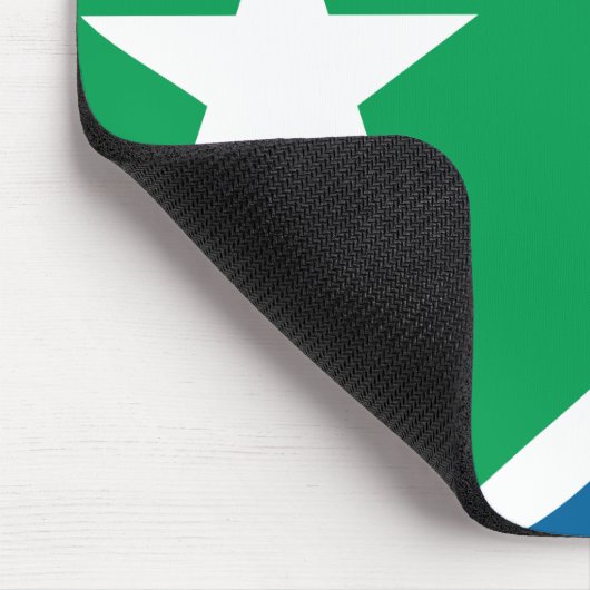 Flagge von Zedernrasen, Iowa Mousepad (Ecke)