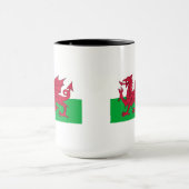 Flagge Wales Tasse (Zentrum)