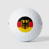 Flagge/Wappen Deutschlands Golfball (Vorderseite)