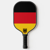 Flagge/Wappen Deutschlands Pickleball Schläger (Vorderseite)
