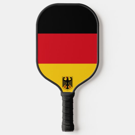 Flagge/Wappen Deutschlands Pickleball Schläger (Vorderseite)
