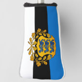 Flagge/Wappen Estlands Golf Headcover (Rotieren 90)