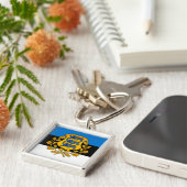 Flagge/Wappen Estlands Schlüsselanhänger (Seite)