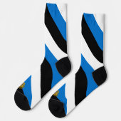 Flagge / Wappen Estlands Socken (Linkes Detail)