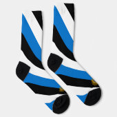 Flagge / Wappen Estlands Socken (Rechts)