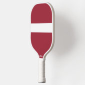 Flagge/Wappen Lettlands Pickleball Schläger (Links)