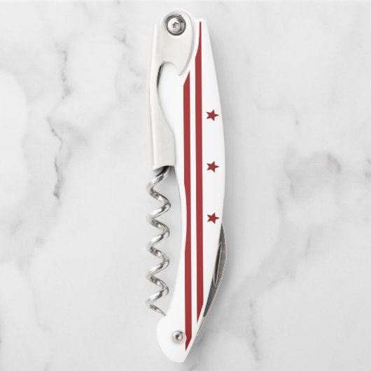 Flagge Washington D.C. Kellnermesser (Vorderseite)