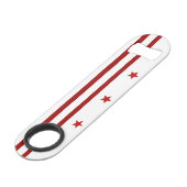 Flagge Washington D.C. Speed Flaschenöffner (Rückseite Schrägansicht)