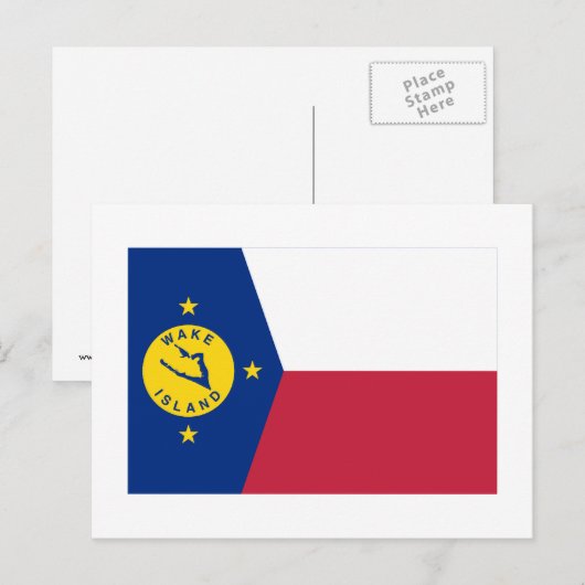 Flagge weck postkarte (Vorne/Hinten)