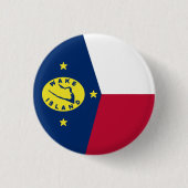 Flagge Weckend Insel Button (Vorderseite)