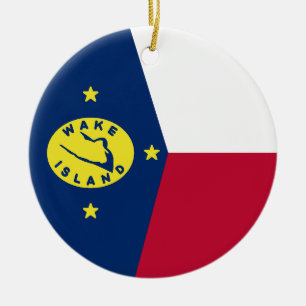 Flagge Weckend Insel Keramik Ornament