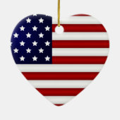 Flagge-Weihnachtsverzierung Keramikornament (Hinten)