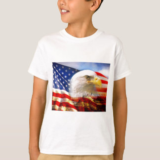 Flagge-Weißkopfseeadler T-Shirt