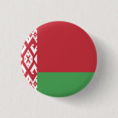 Flagge Weißrusslands Button (Vorderseite)