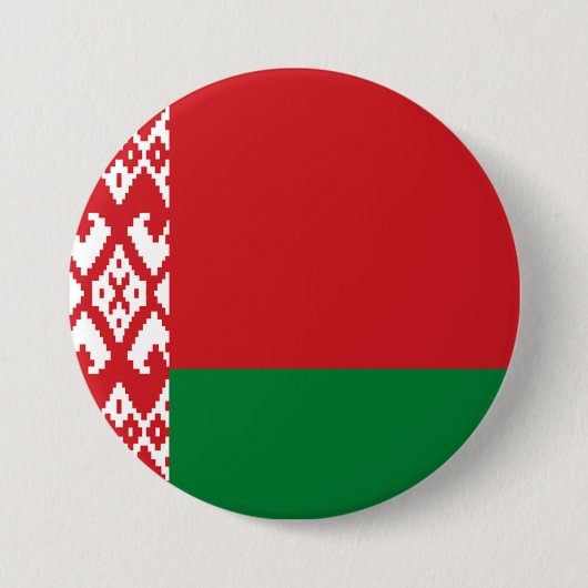 Flagge Weißrusslands Button (Vorderseite)