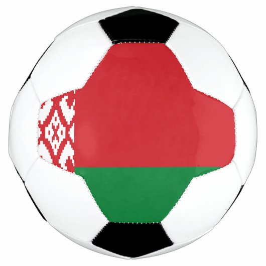 Flagge Weißrusslands Fußball (Vorderseite)