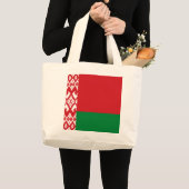 Flagge Weißrusslands Jumbo Stoffbeutel (Vorderseite (Produkt))