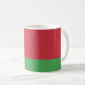 Flagge Weißrusslands Kaffeetasse (VorderseiteRechts)
