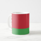 Flagge Weißrusslands Kaffeetasse (Vorderseite Links)