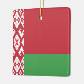 Flagge Weißrusslands Keramikornament (Links)