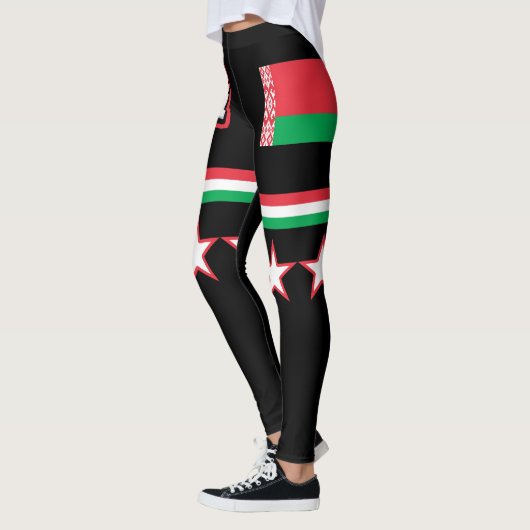 Flagge Weißrusslands Leggings (Links)