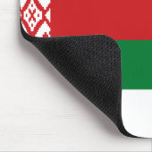 Flagge Weißrusslands Mousepad (Ecke)