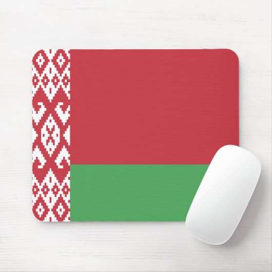 Flagge Weißrusslands Mousepad (Mit Mouse)