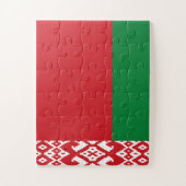 Flagge Weißrusslands Puzzle (Vertikal)
