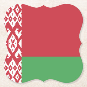 Flagge Weißrusslands Untersetzer
