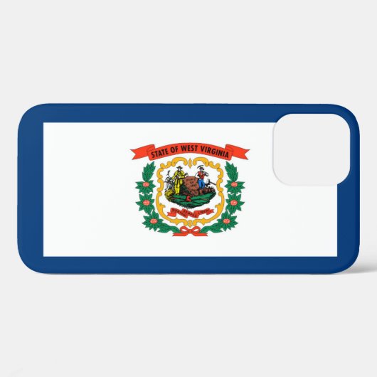 Flagge West Virginia Case-Mate iPhone Hülle (Rückseite (Horizontal))