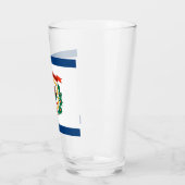Flagge West Virginia Glas (Links)