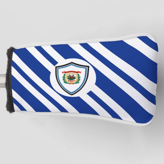 Flagge West Virginia Golf Headcover (Vorderseite)
