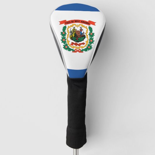 Flagge West Virginia Golf Headcover (Vorderseite)