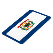 Flagge West Virginia Magnet (Linke Seite)